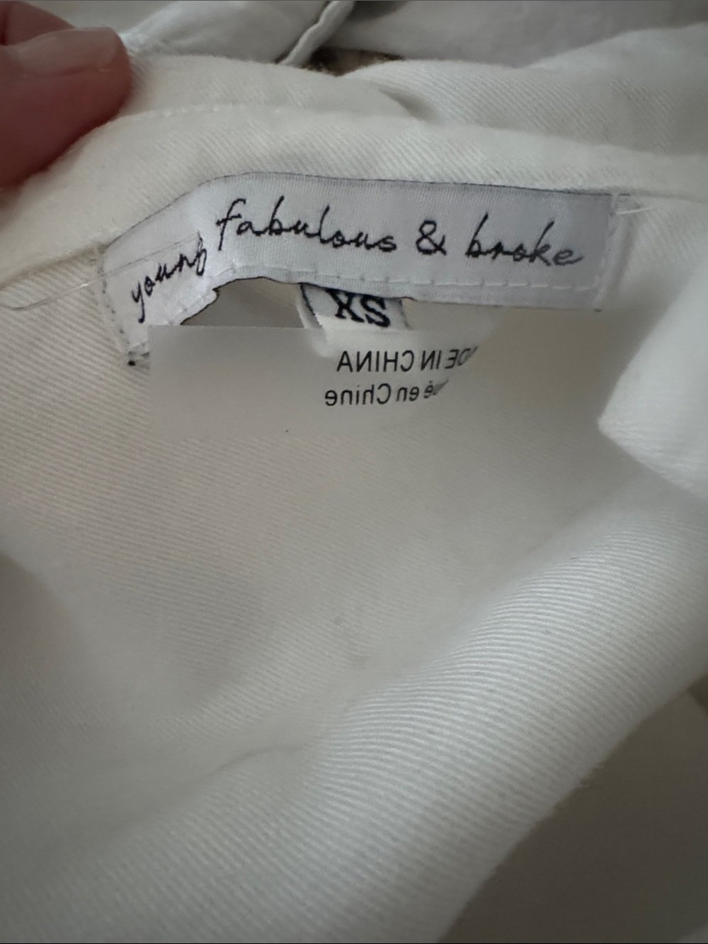 Young fabulous & broke White Utility Jumpsuit XS - Picture 4 of 4